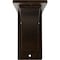 Ekena Millwork Morris Steel Bracket, Antiqued Bronze 3"W x 6"D x 6"H BKTM03X06X06MOABZ - alternate 5